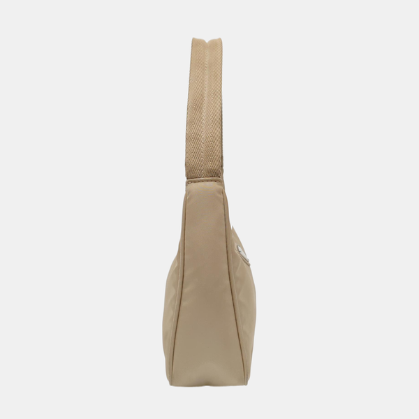 Authenticated pre-owned  Reedition2000 Mini Nylon Beige - Top Handle Bag at Looply