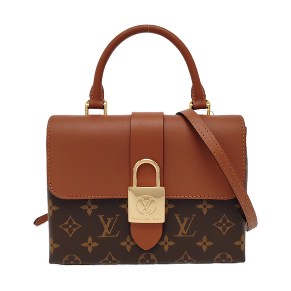 Authenticated pre-owned  Locky BB Monogram Coated Canvas Brown - Shoulder Bag at Looply