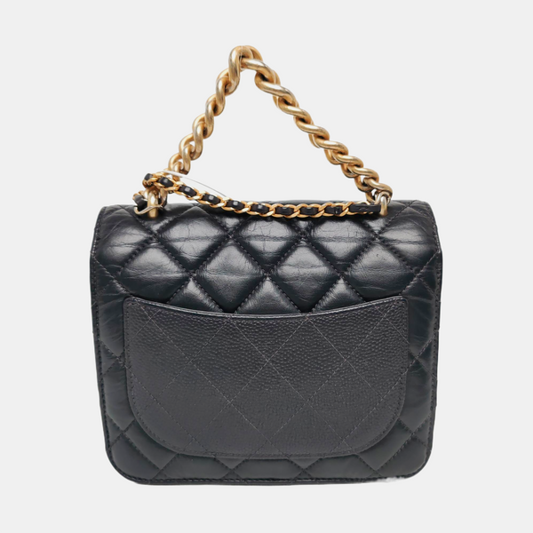 Quilted Calfskin Gray