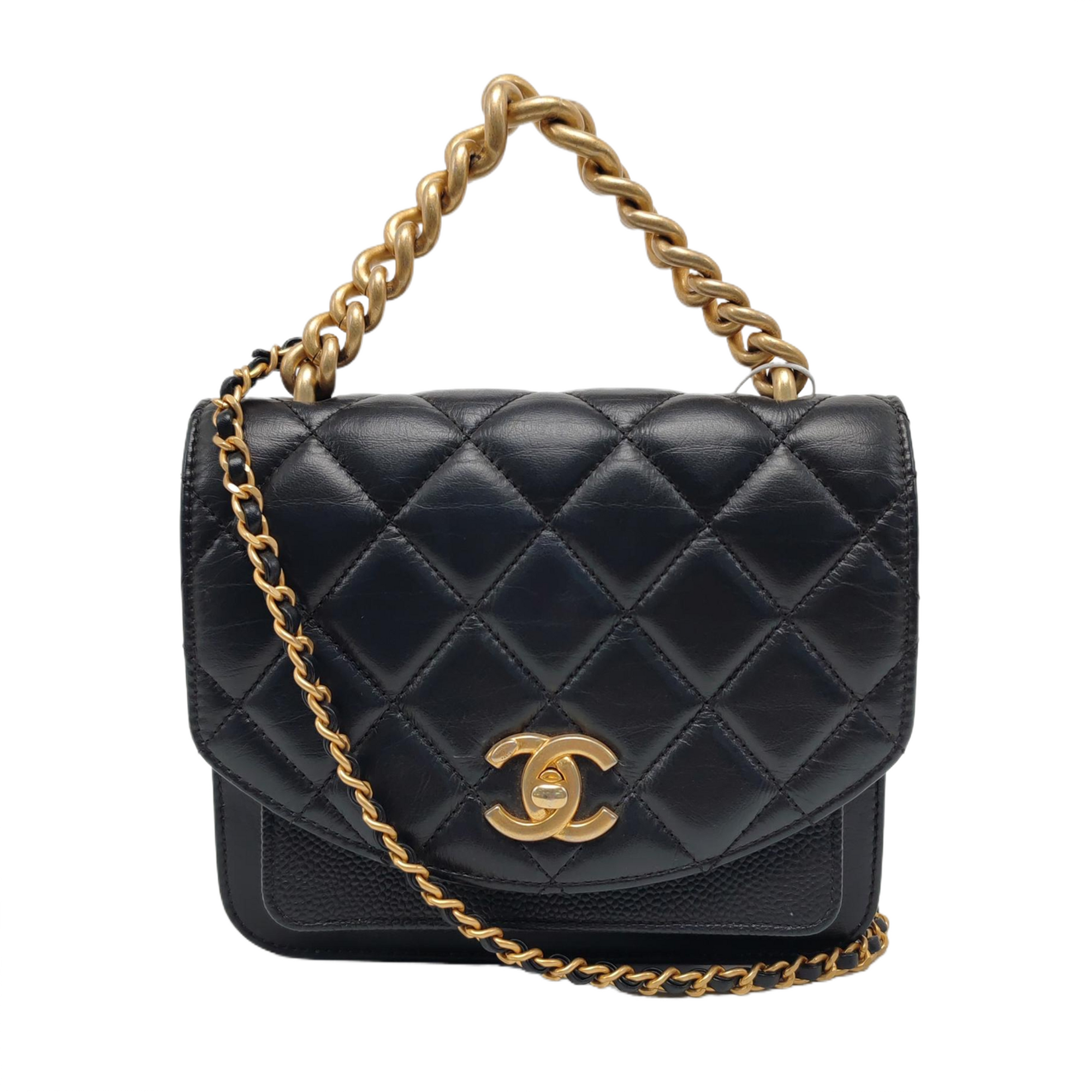 Quilted Calfskin Black