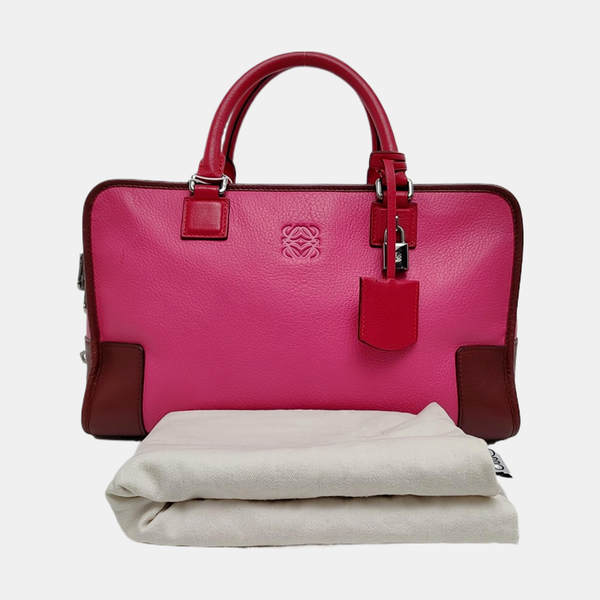 Authenticated pre-owned  Amazona Calfskin Pink - Top Handle Bag at Looply