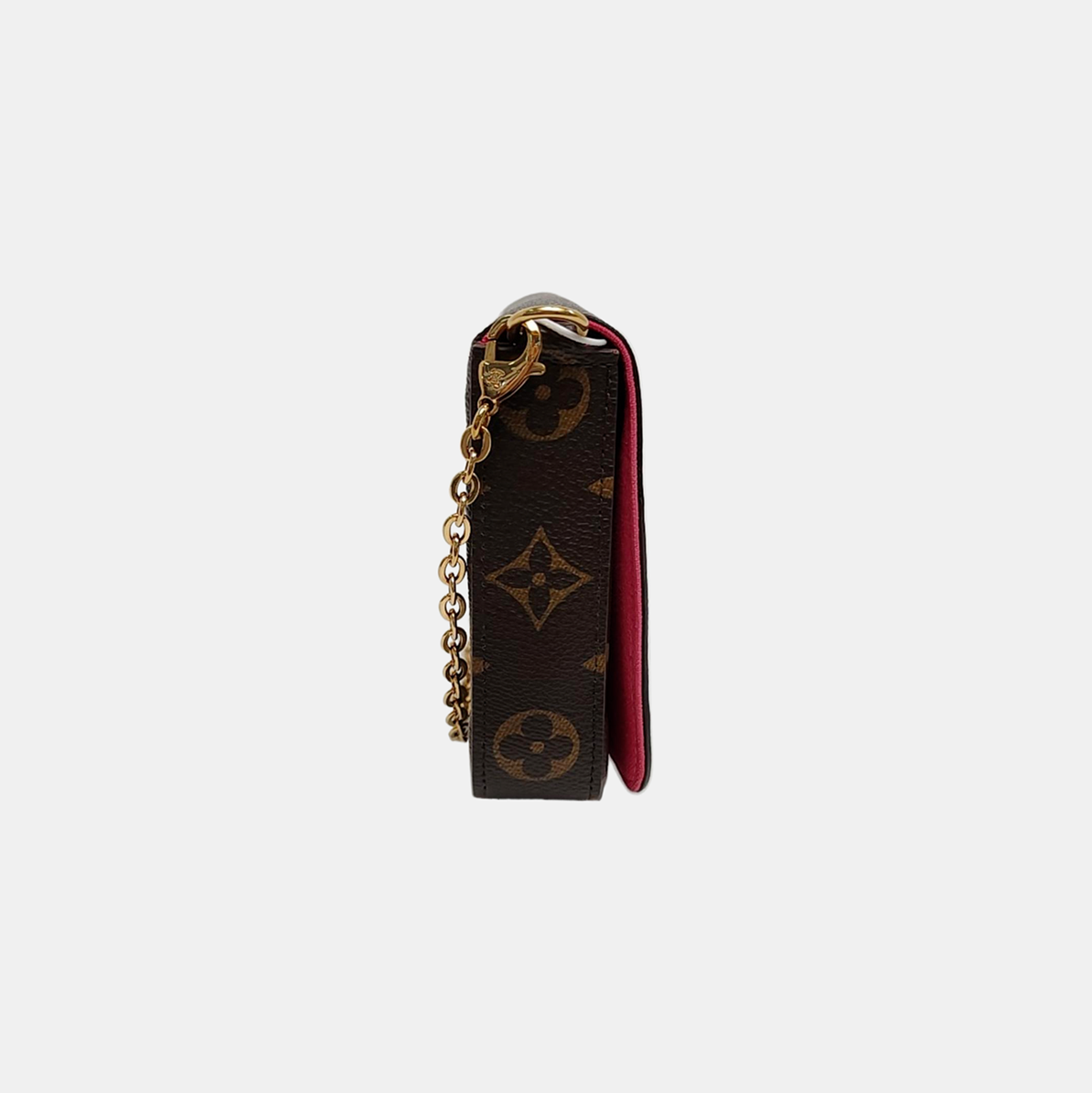 Authenticated pre-owned  Félicie Coated Canvas Brown - Shoulder Bag at Looply