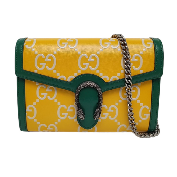 Authenticated pre-owned  Dionysus Super Mini Monogram Calfskin Yellow - Shoulder Bag at Looply