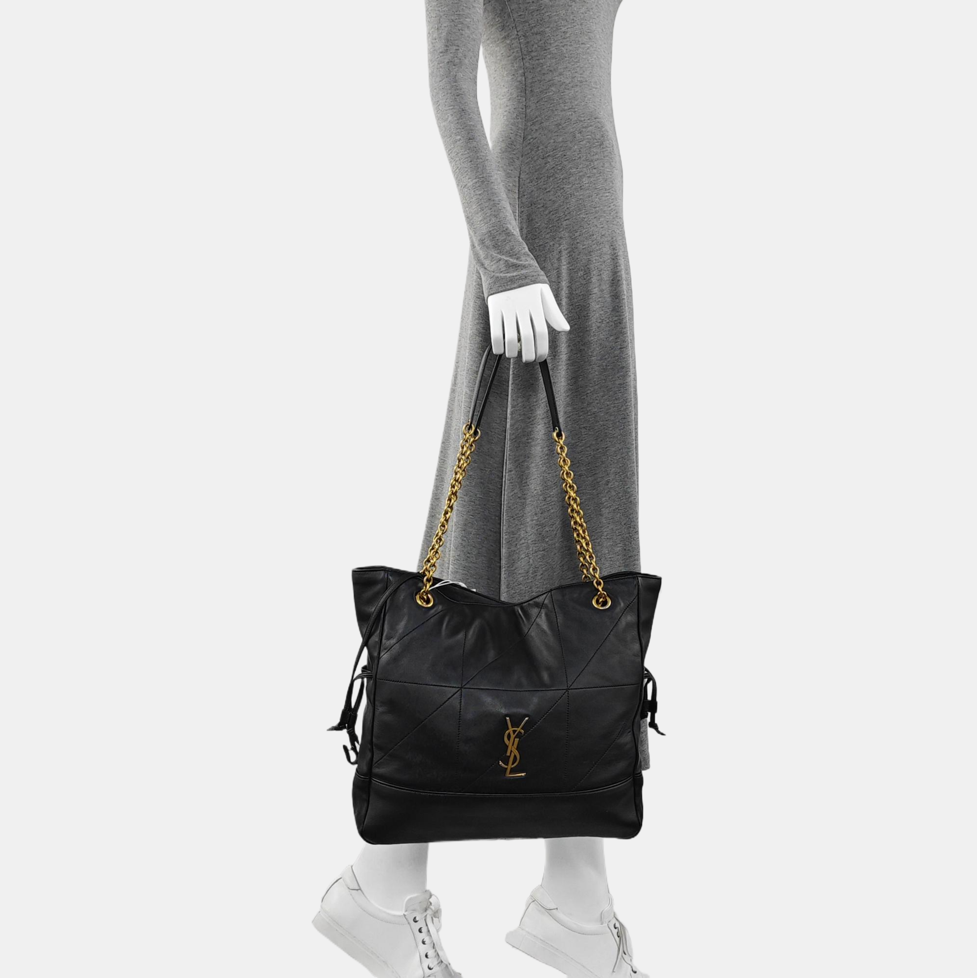 JAMIE SHOPPING Quilted Lambskin Black