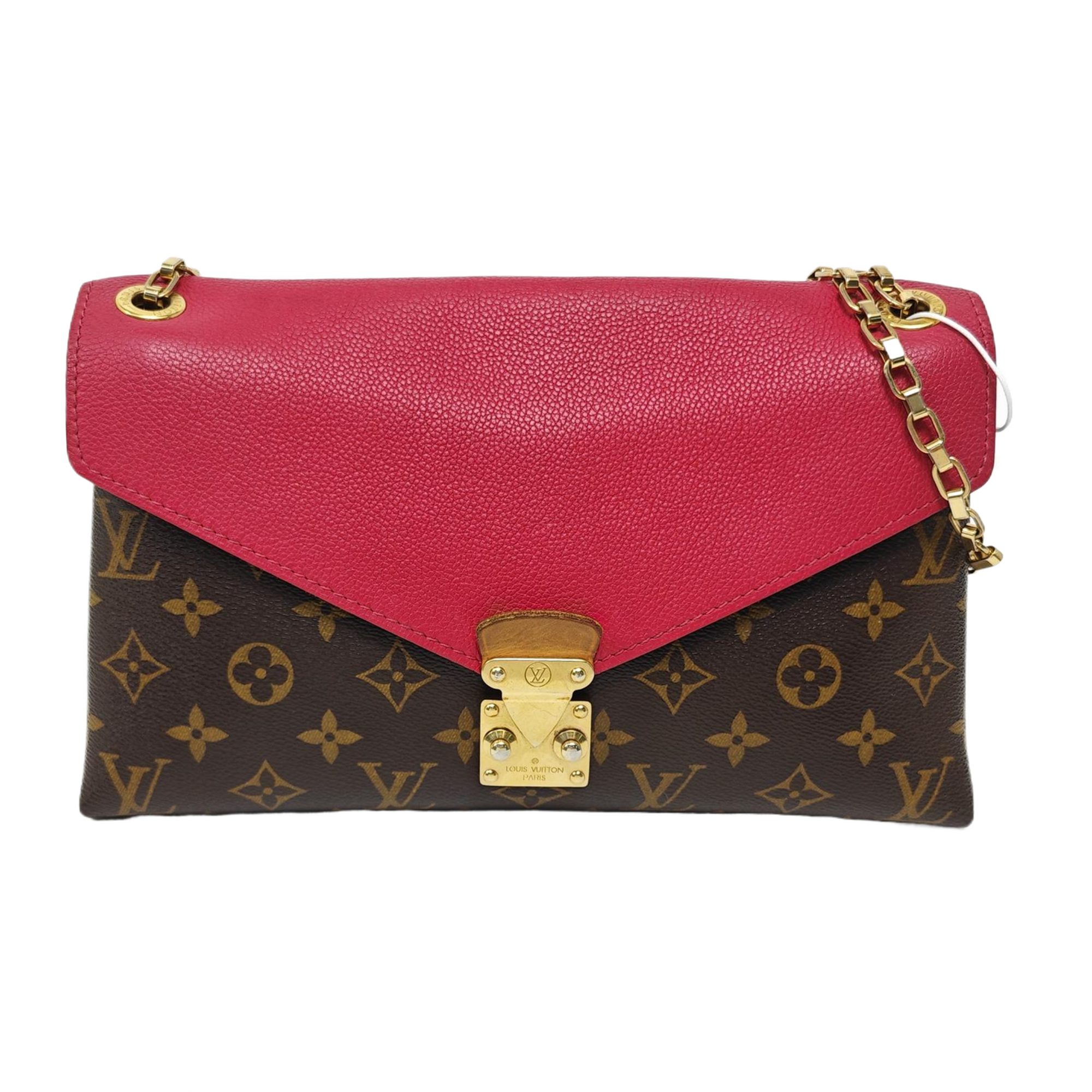 Authenticated pre-owned  Pallas Monogram Coated Canvas Brown - Shoulder Bag at Looply