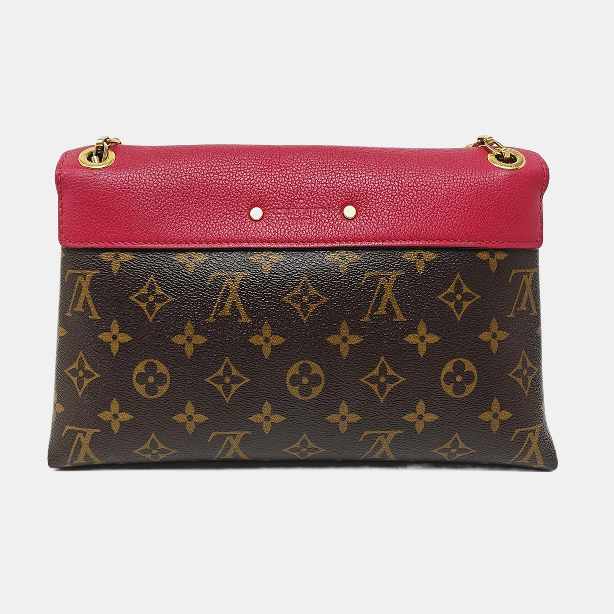 Authenticated pre-owned  Pallas Monogram Coated Canvas Brown - Shoulder Bag at Looply
