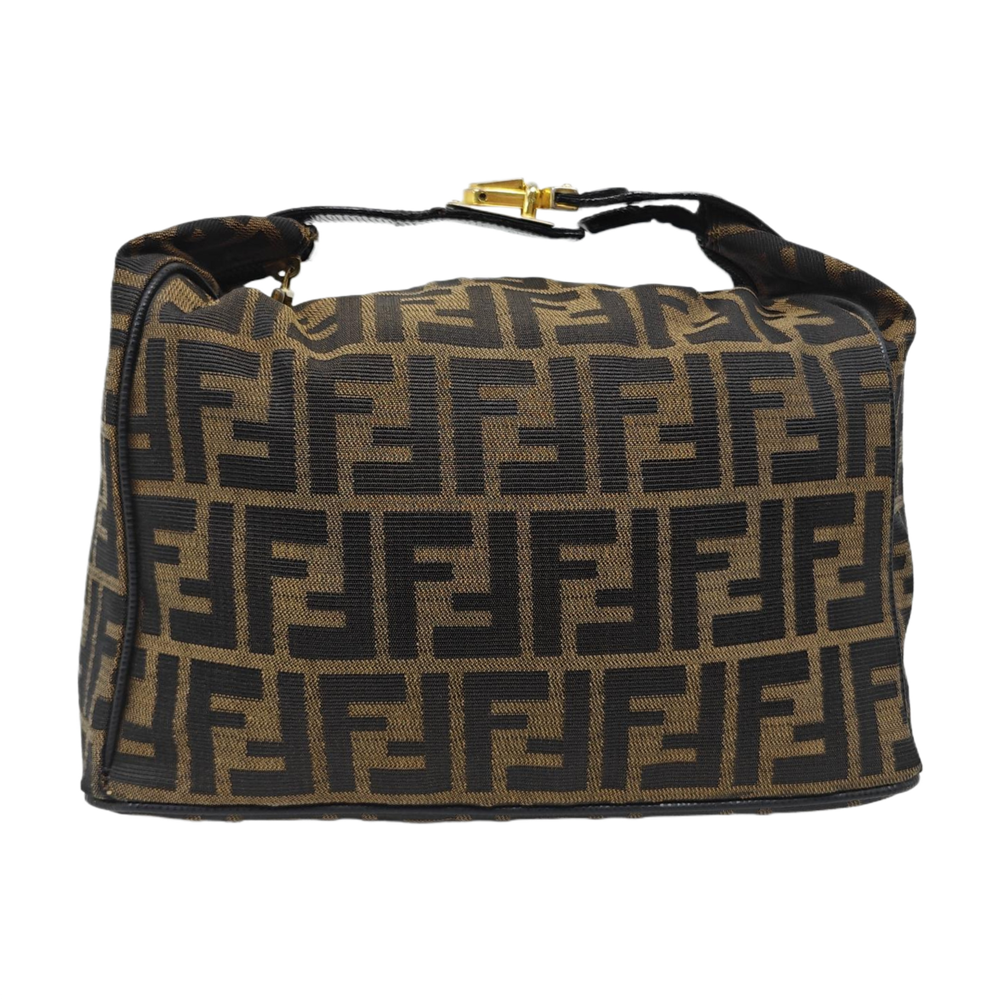 Canvas Top Handle Bag Brown