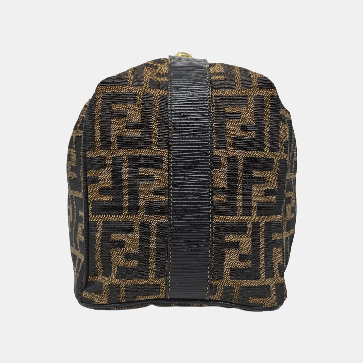 Canvas Top Handle Bag Brown