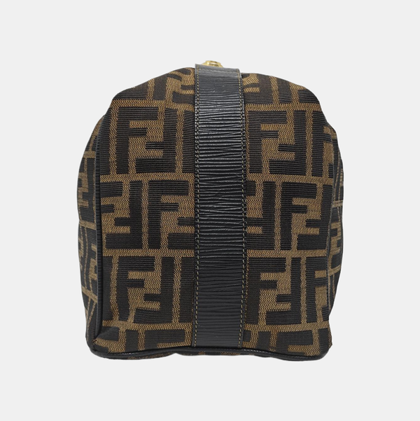Canvas Top Handle Bag Brown