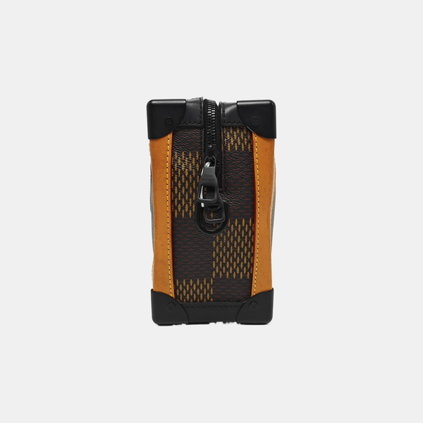 SOFT TRUNK Damier Ebene Coated Canvas Brown