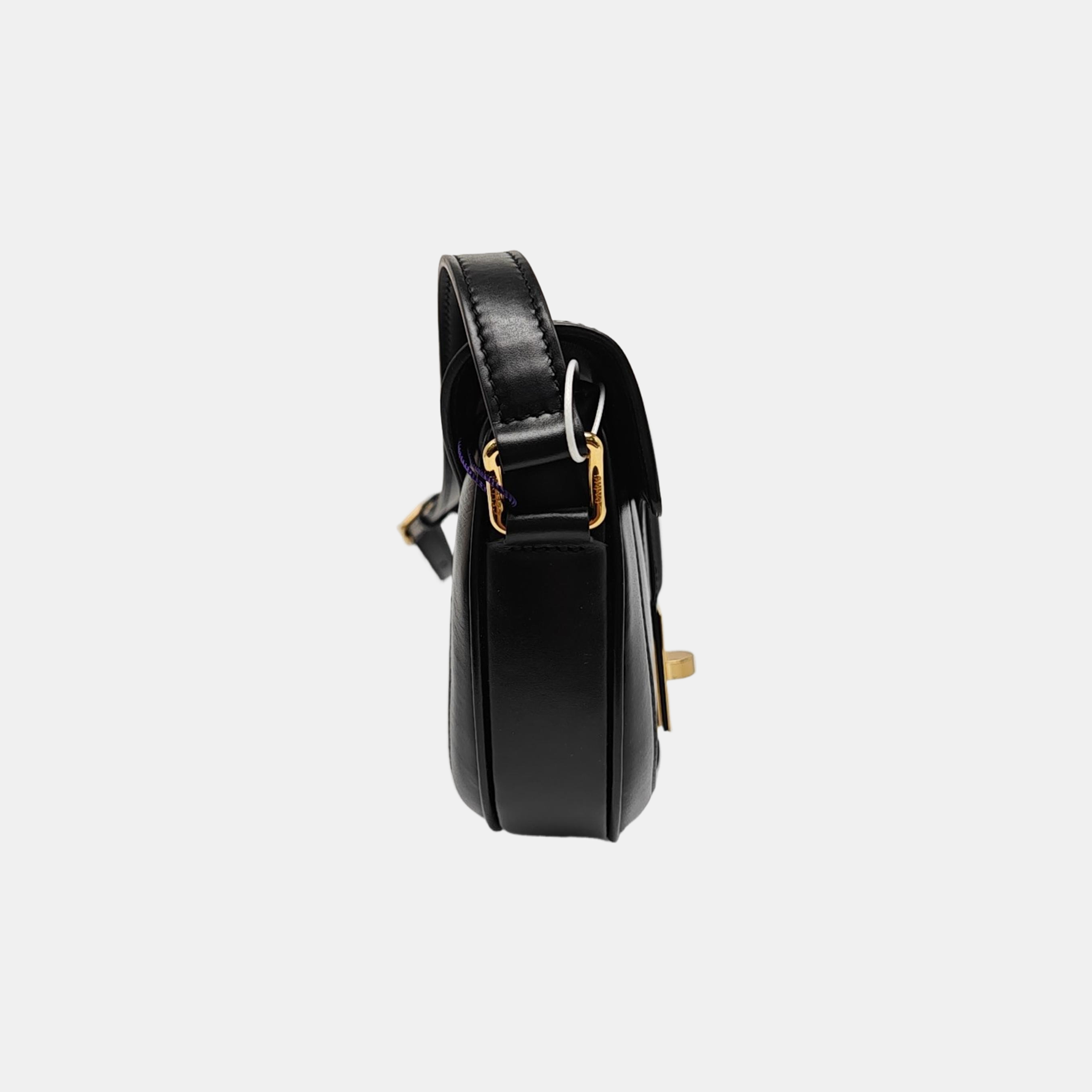 Authenticated pre-owned  16 Small Calfskin Black - Shoulder Bag at Looply