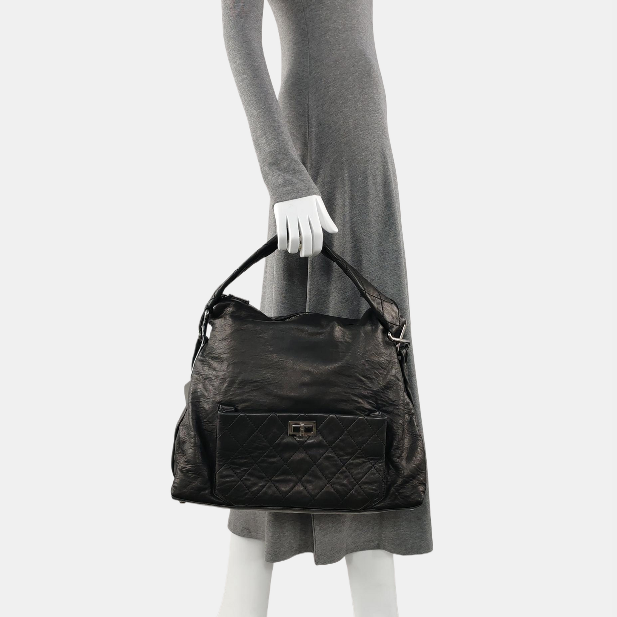 Quilted Lambskin Black
