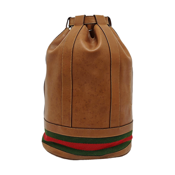 Authenticated pre-owned  Ophidia Calfskin Brown - Backpack at Looply