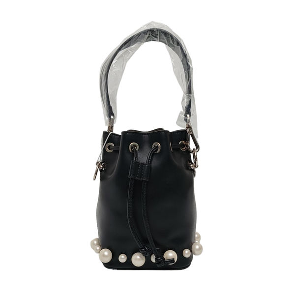 Authenticated pre-owned  Mon Tresor Small Calfskin Black - Top Handle Bag at Looply