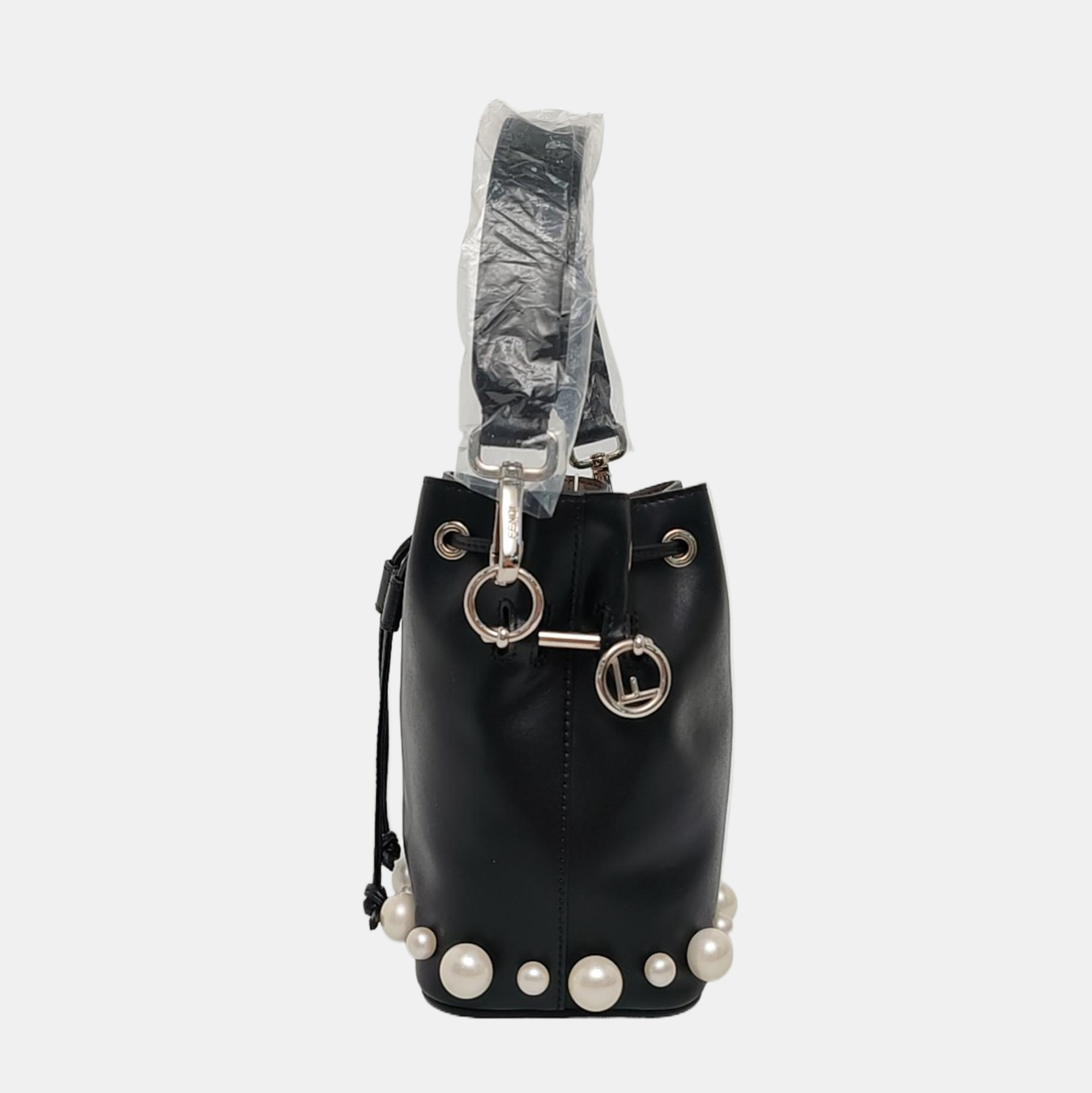 Authenticated pre-owned  Mon Tresor Small Calfskin Black - Top Handle Bag at Looply