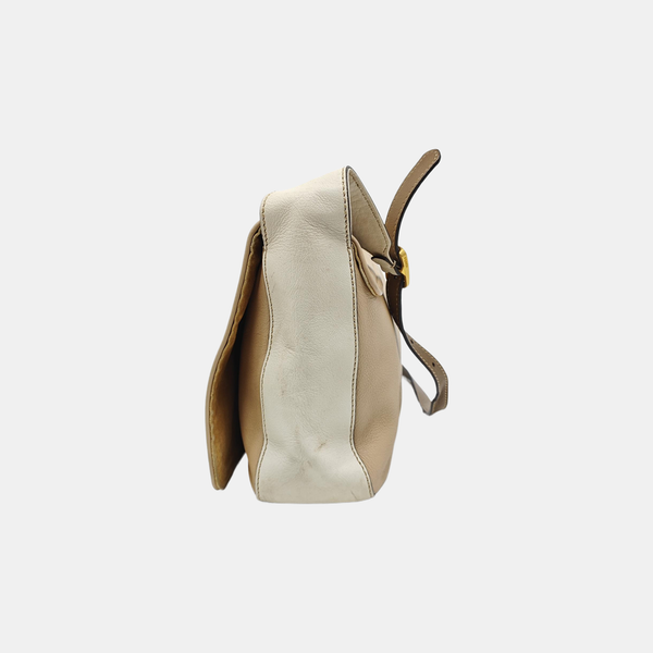 Calfskin Crossbody Bag Brown