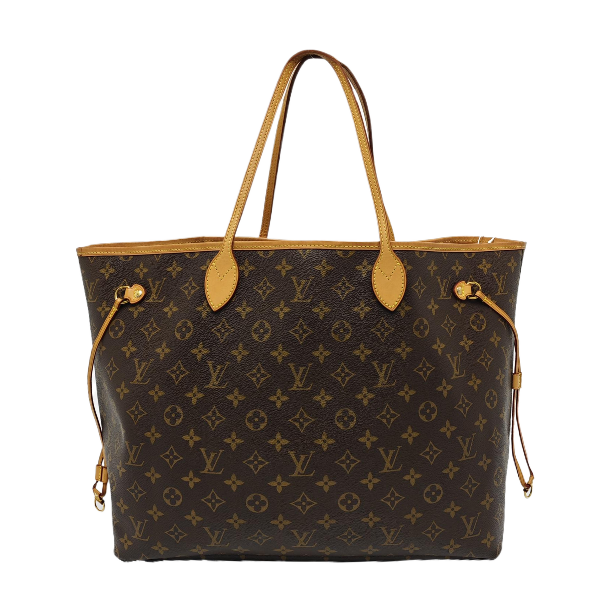 NEVERFULL GM Monogram Coated Canvas Brown