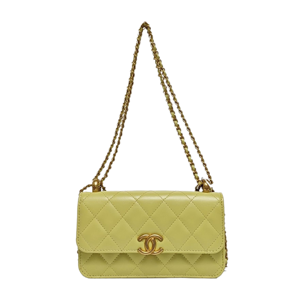 Quilted Calfskin Yellow