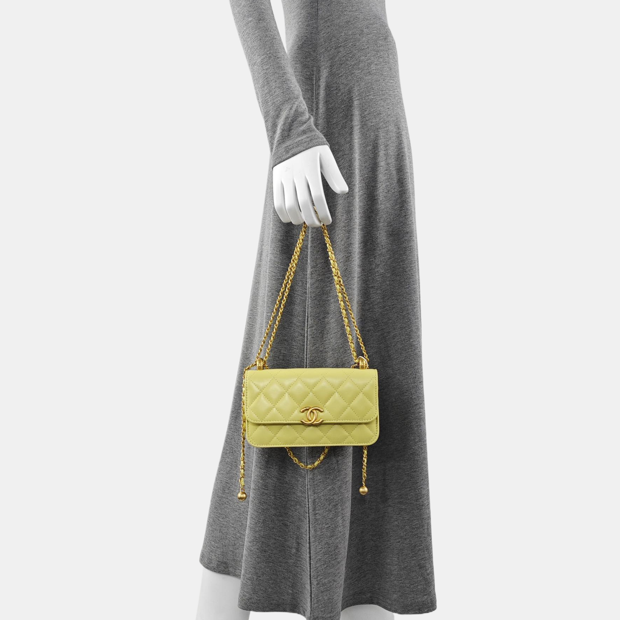 Quilted Calfskin Yellow