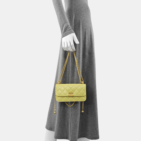 Quilted Calfskin Yellow