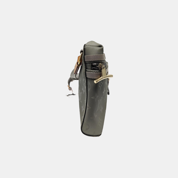 Monogram Special Material Shoulder Bag Gray