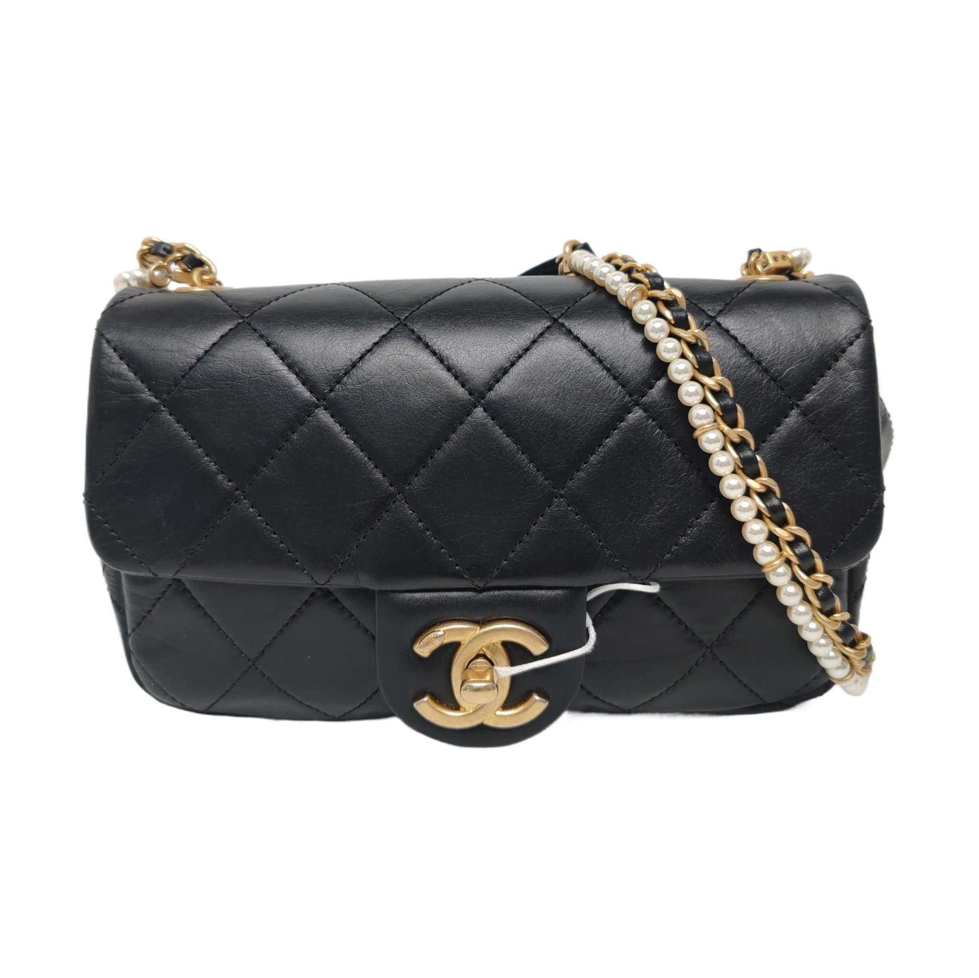 Quilted Calfskin Black