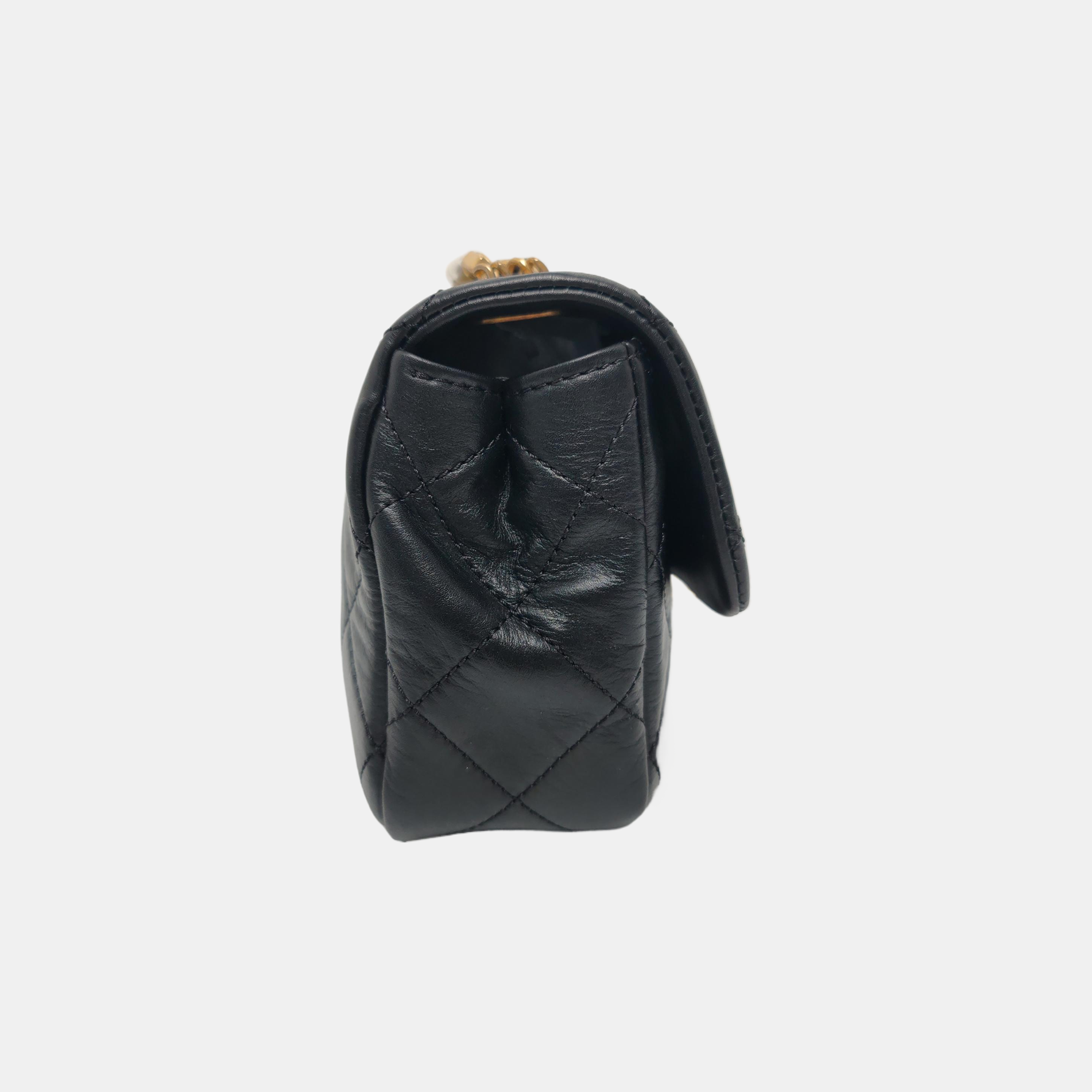 Quilted Calfskin Black