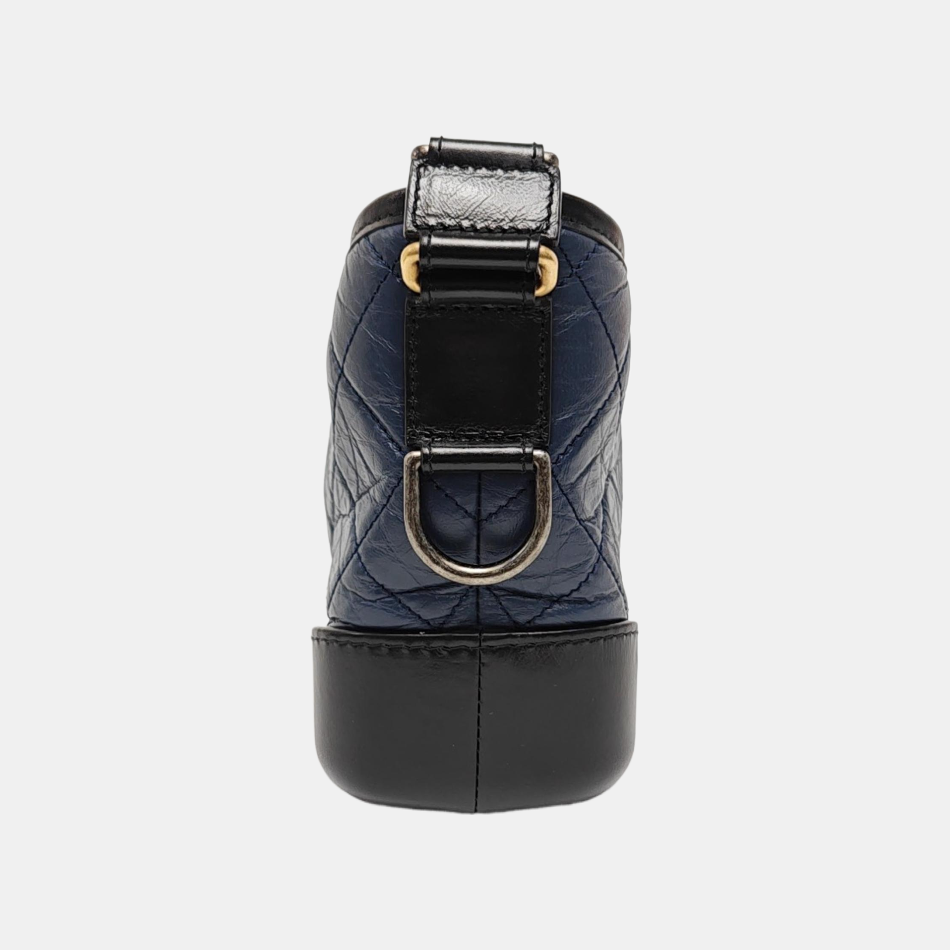 Authenticated pre-owned  Gabrielle Quilted Calfskin Blue - Shoulder Bag at Looply