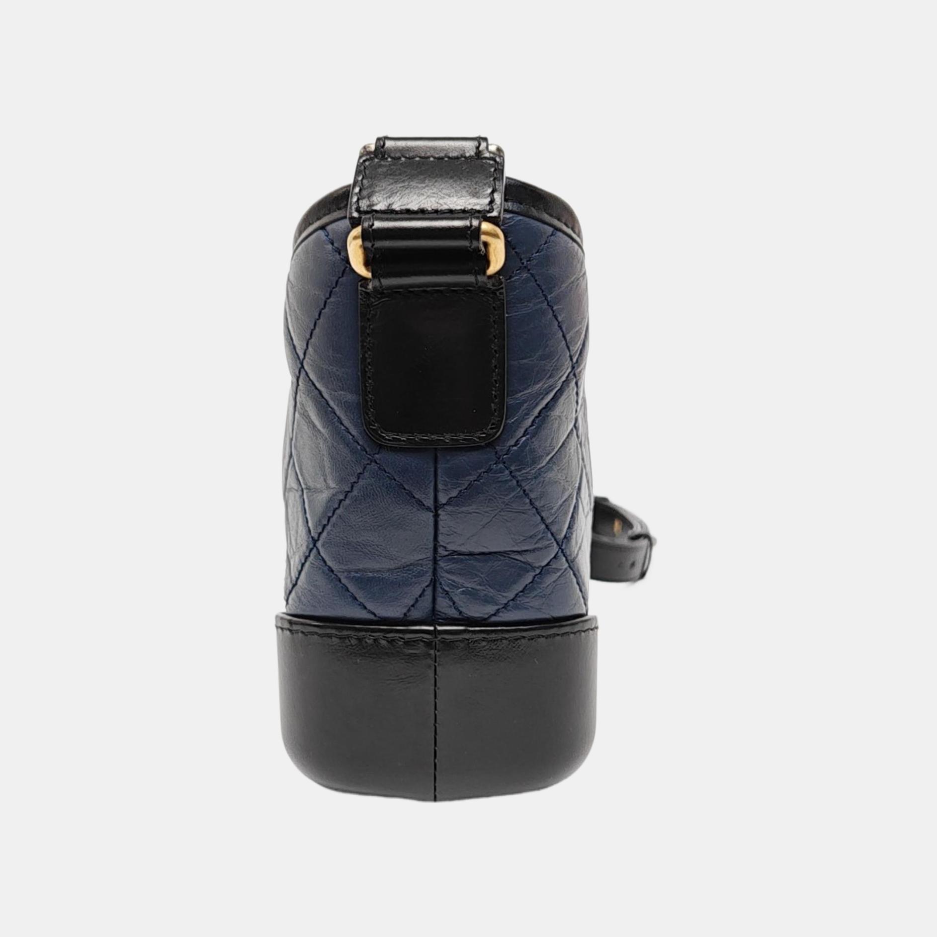 Authenticated pre-owned  Gabrielle Quilted Calfskin Blue - Shoulder Bag at Looply