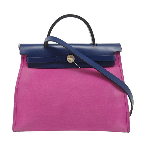 Authenticated pre-owned  Herbag 31 Canvas Pink - Shoulder Bag at Looply