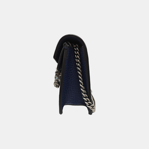 Authenticated pre-owned  Dionysus Super Mini Calfskin Blue - Shoulder Bag at Looply