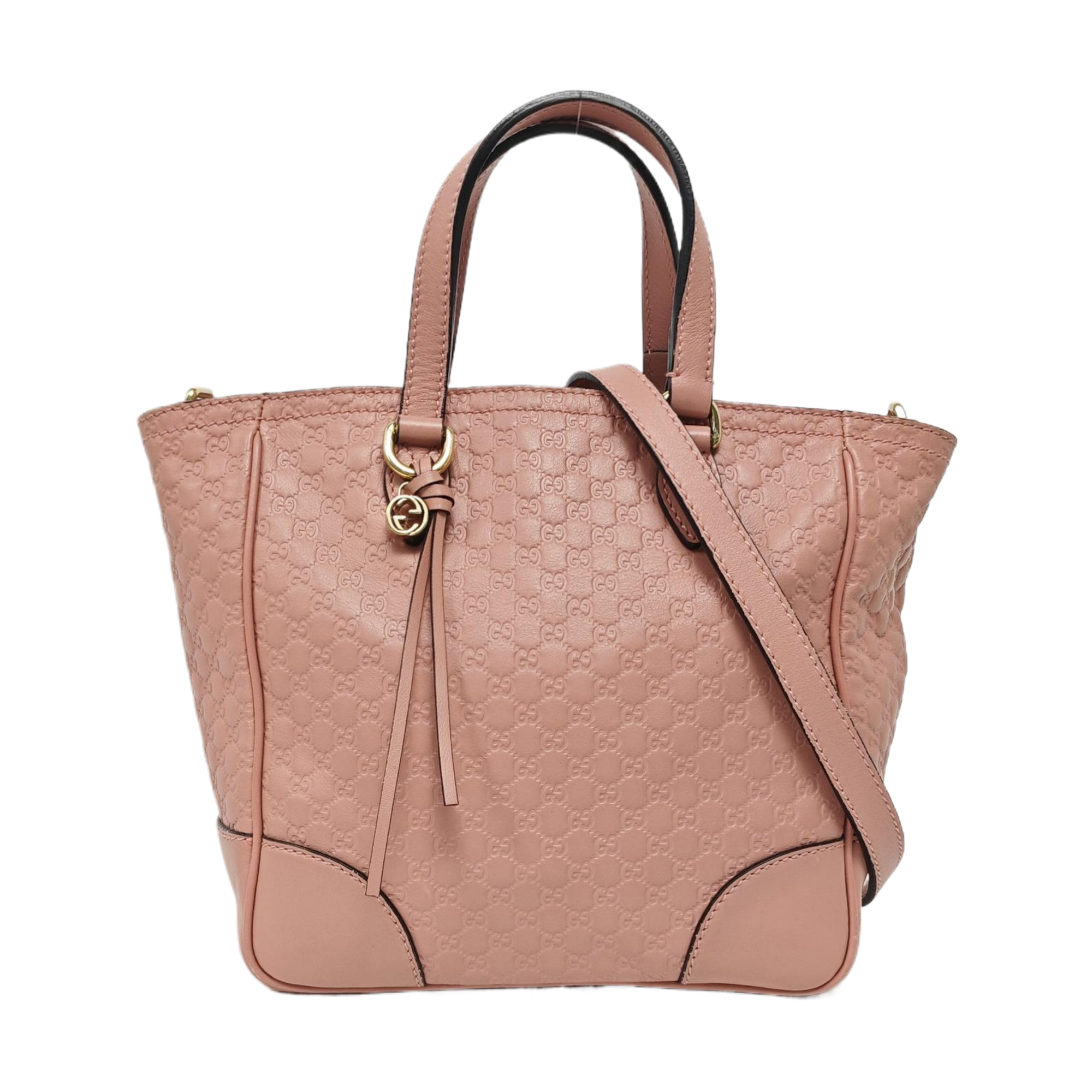 Authenticated pre-owned  Microguccissima Monogram Calfskin Pink - Crossbody Bag at Looply