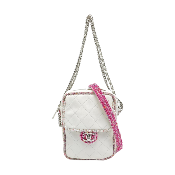 Quilted Lambskin White