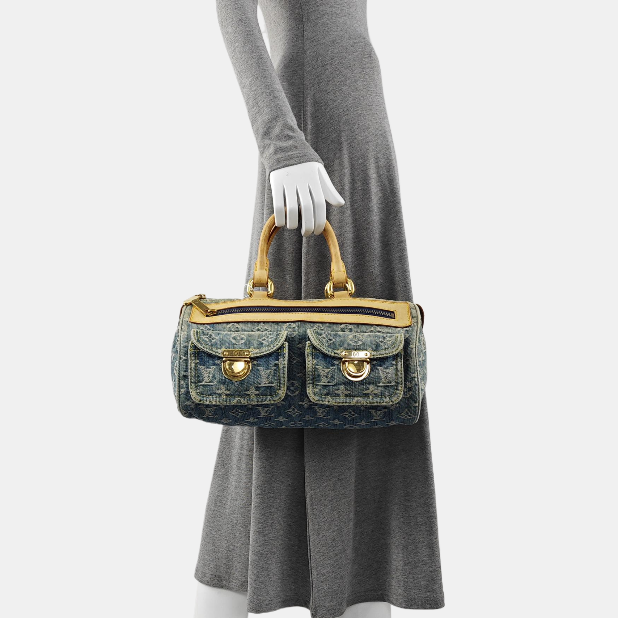 NEO SPEEDY Monogram Denim Blue