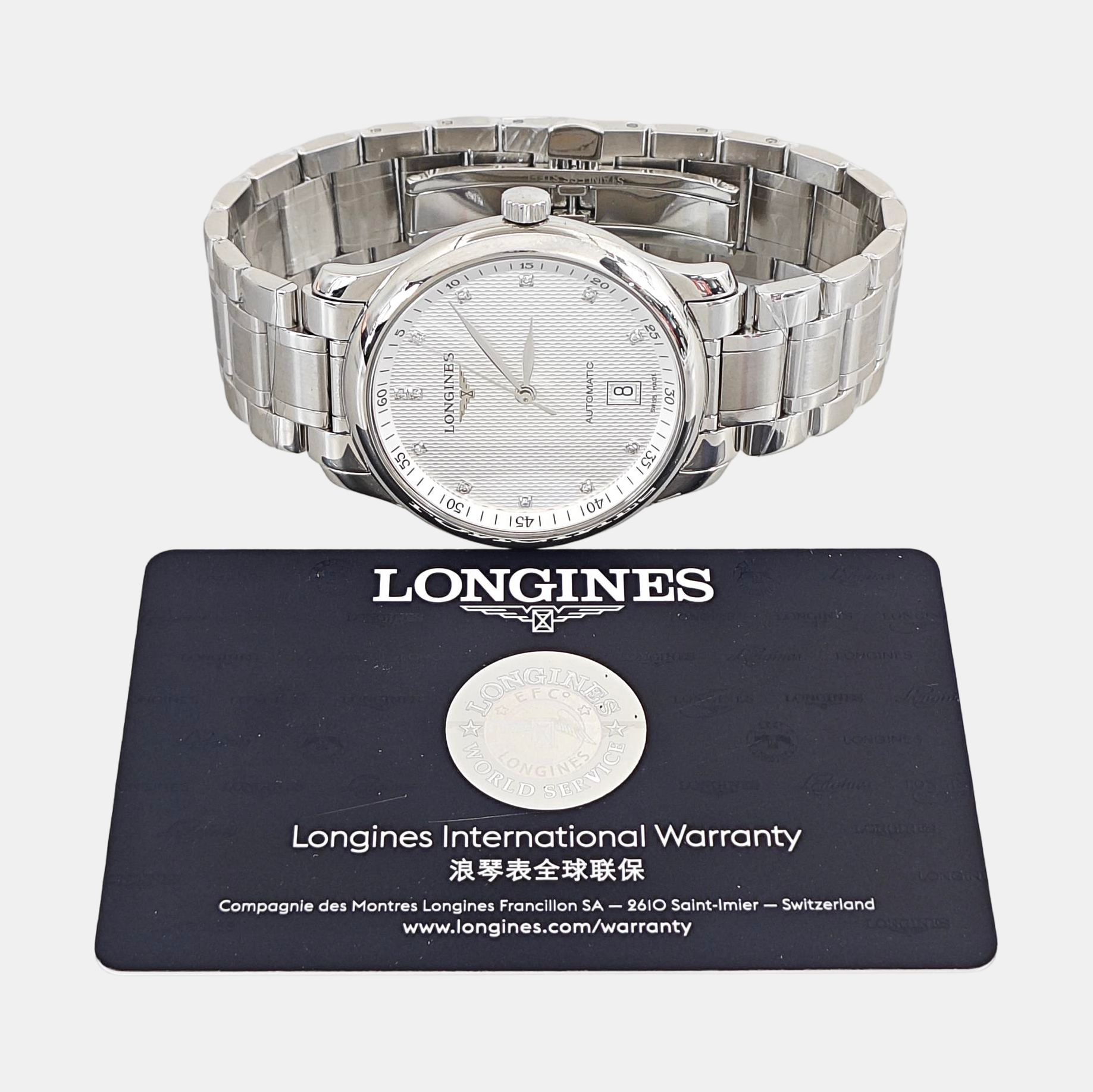 Master Control 38.5mm Silver Automatic Watch