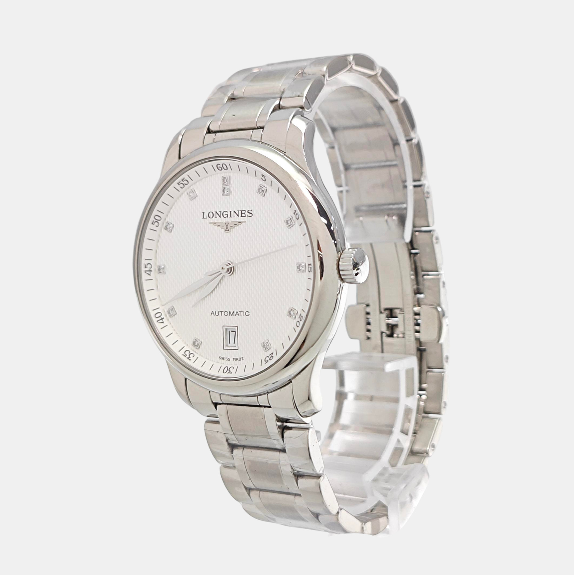 Master Control 38.5mm Silver Automatic Watch
