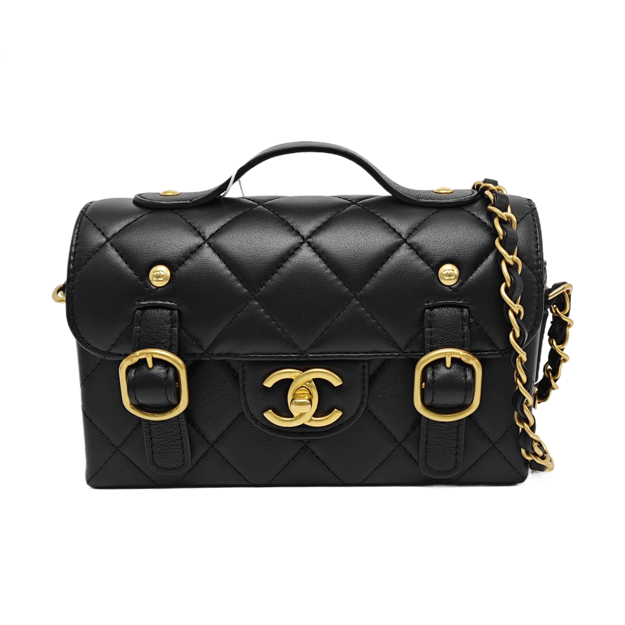 Quilted Calfskin Black