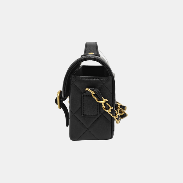 Quilted Calfskin Black
