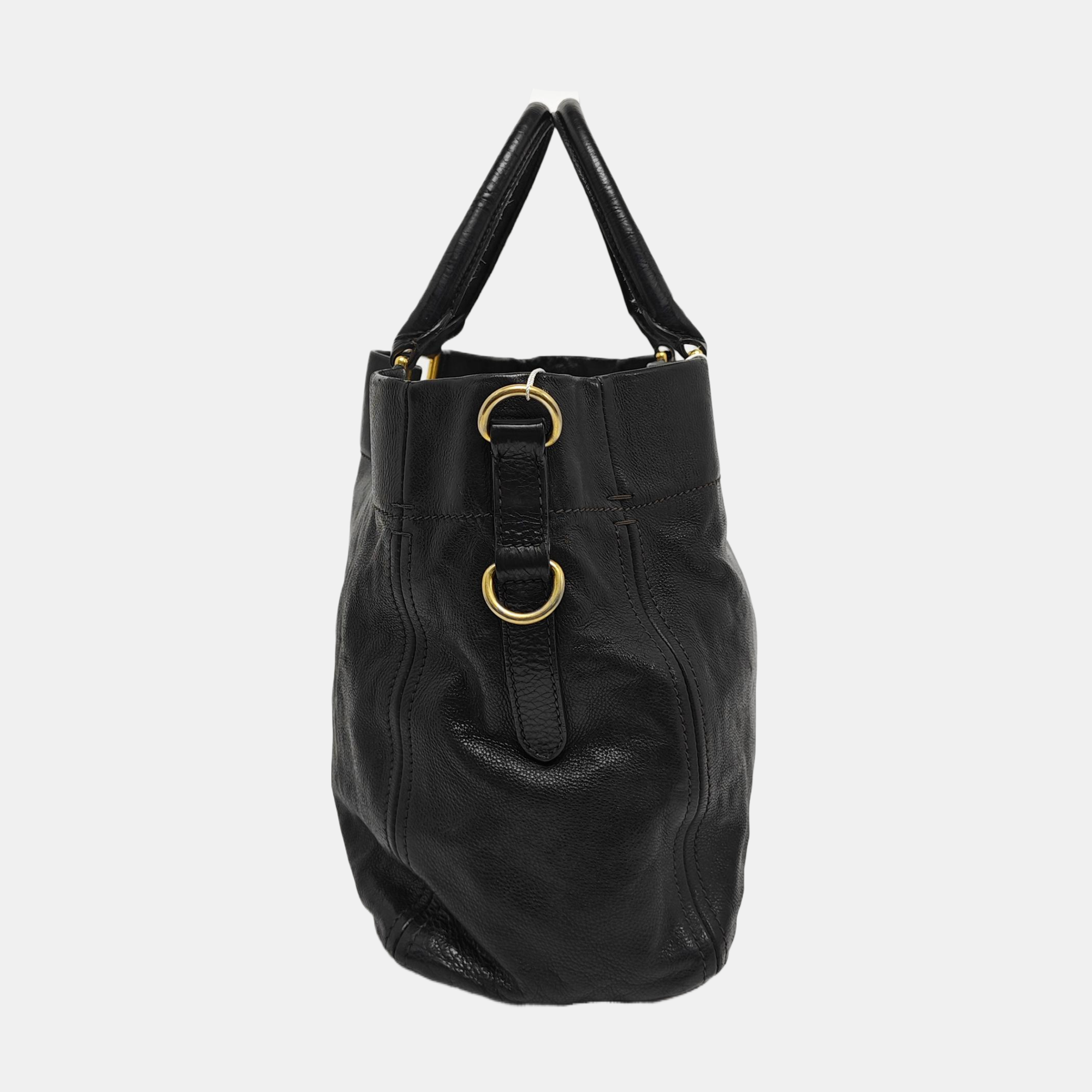 Calfskin Tote Bag Black