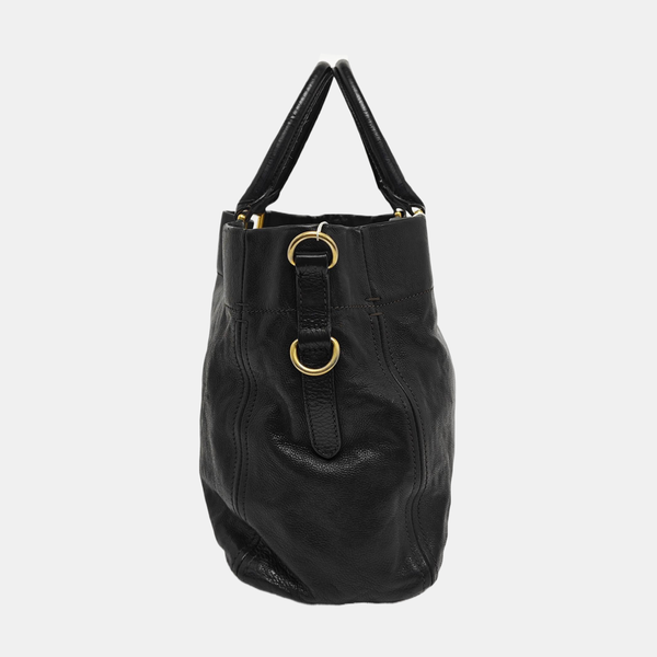 Calfskin Tote Bag Black