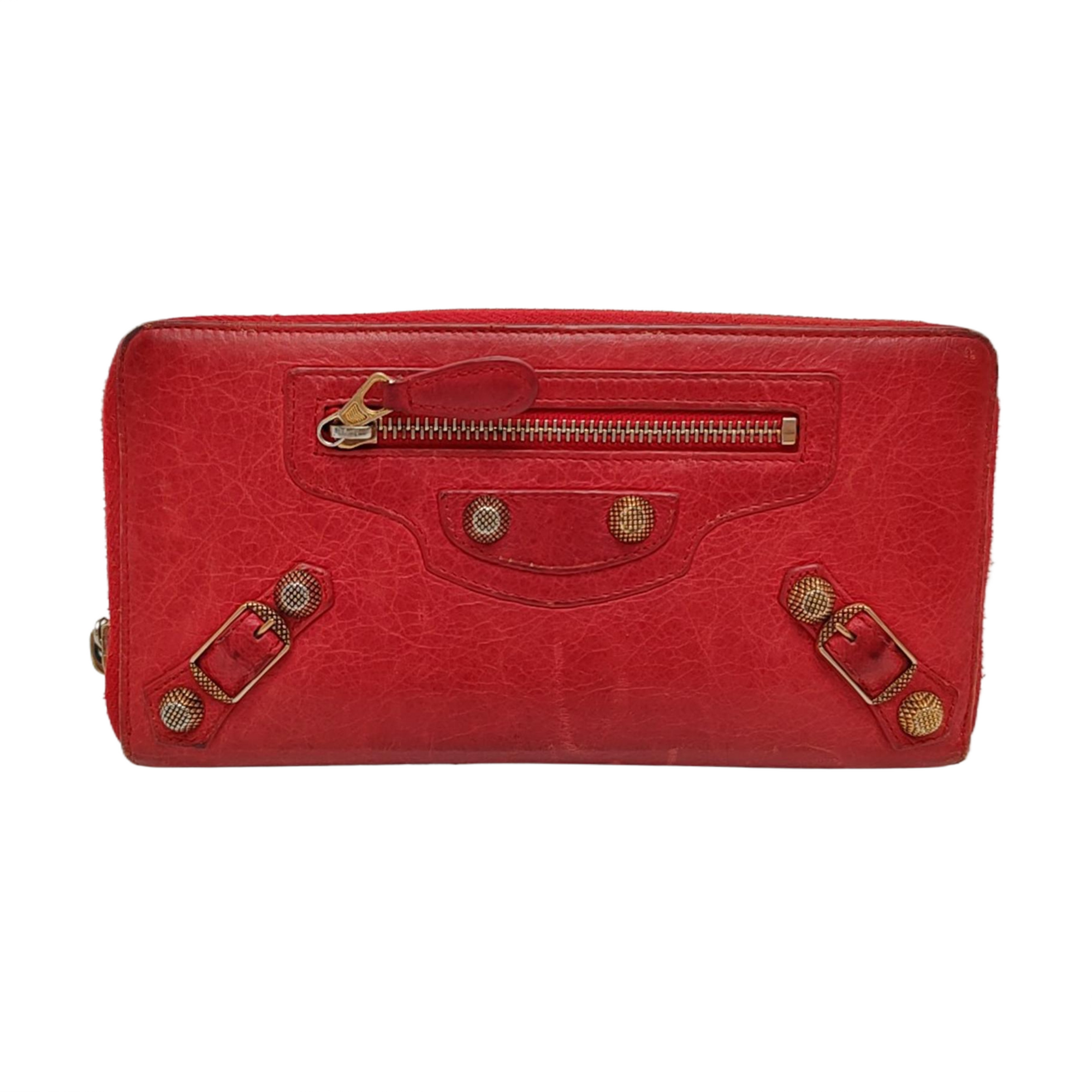 Authenticated pre-owned  Classic City Lambskin Red Wallet - Wallet at Looply