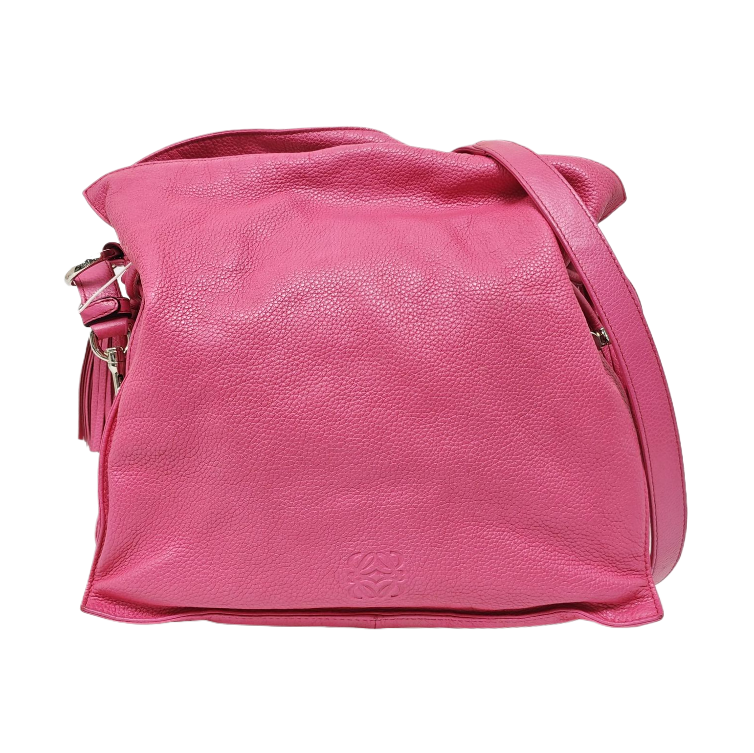 Authenticated pre-owned  Flamenco Calfskin Pink - Shoulder Bag at Looply