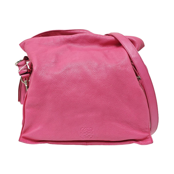 Authenticated pre-owned  Flamenco Calfskin Pink - Shoulder Bag at Looply