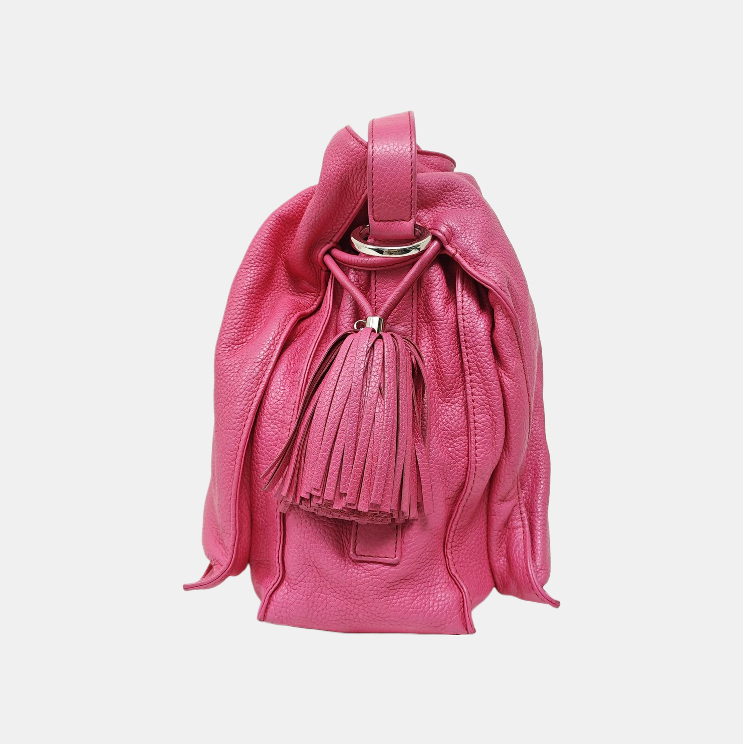 Authenticated pre-owned  Flamenco Calfskin Pink - Shoulder Bag at Looply