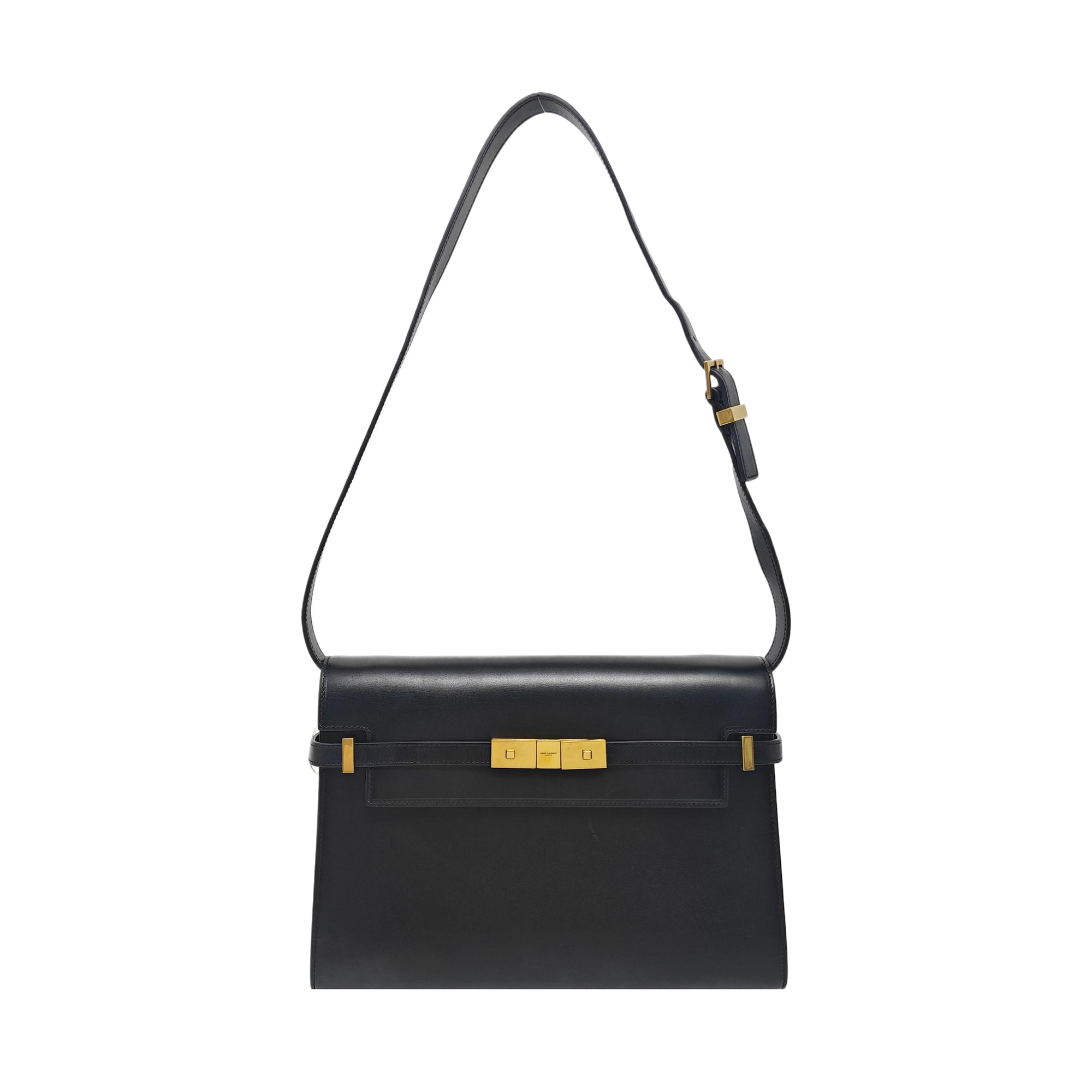 MANHATTAN Medium Calfskin Black