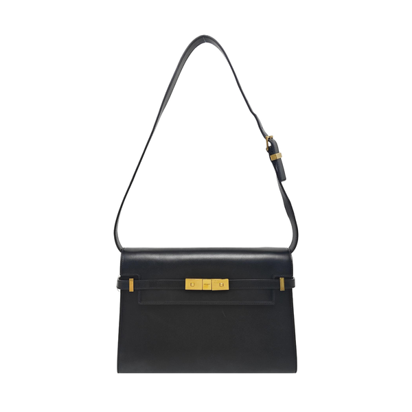 MANHATTAN Medium Calfskin Black