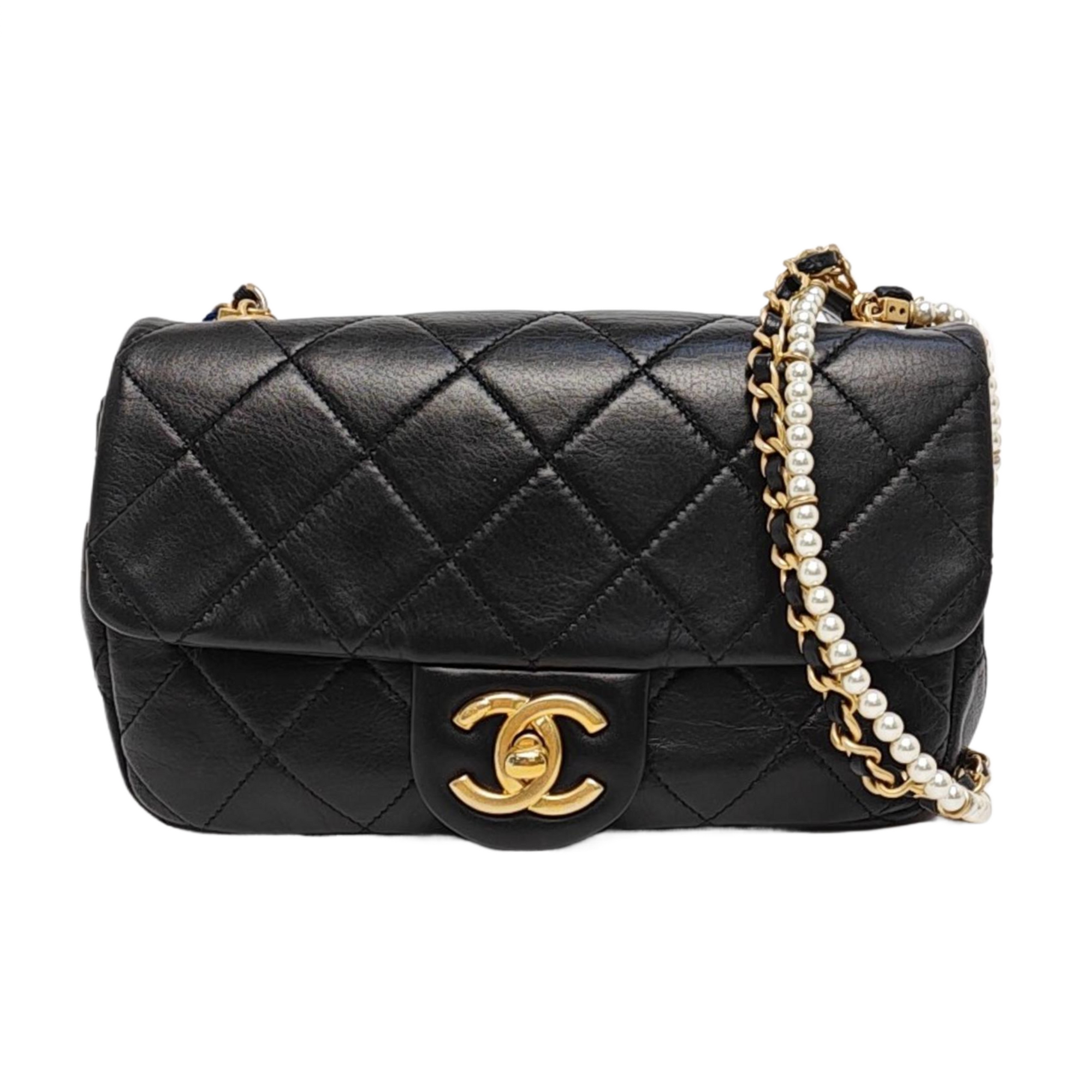 Quilted Calfskin Black