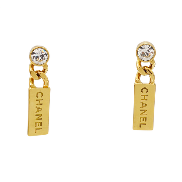 Authenticated pre-owned  Brass Metal Gold Earring - Earrings at Looply