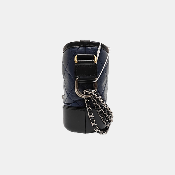 Authenticated pre-owned  Gabrielle Quilted Calfskin Blue - Shoulder Bag at Looply