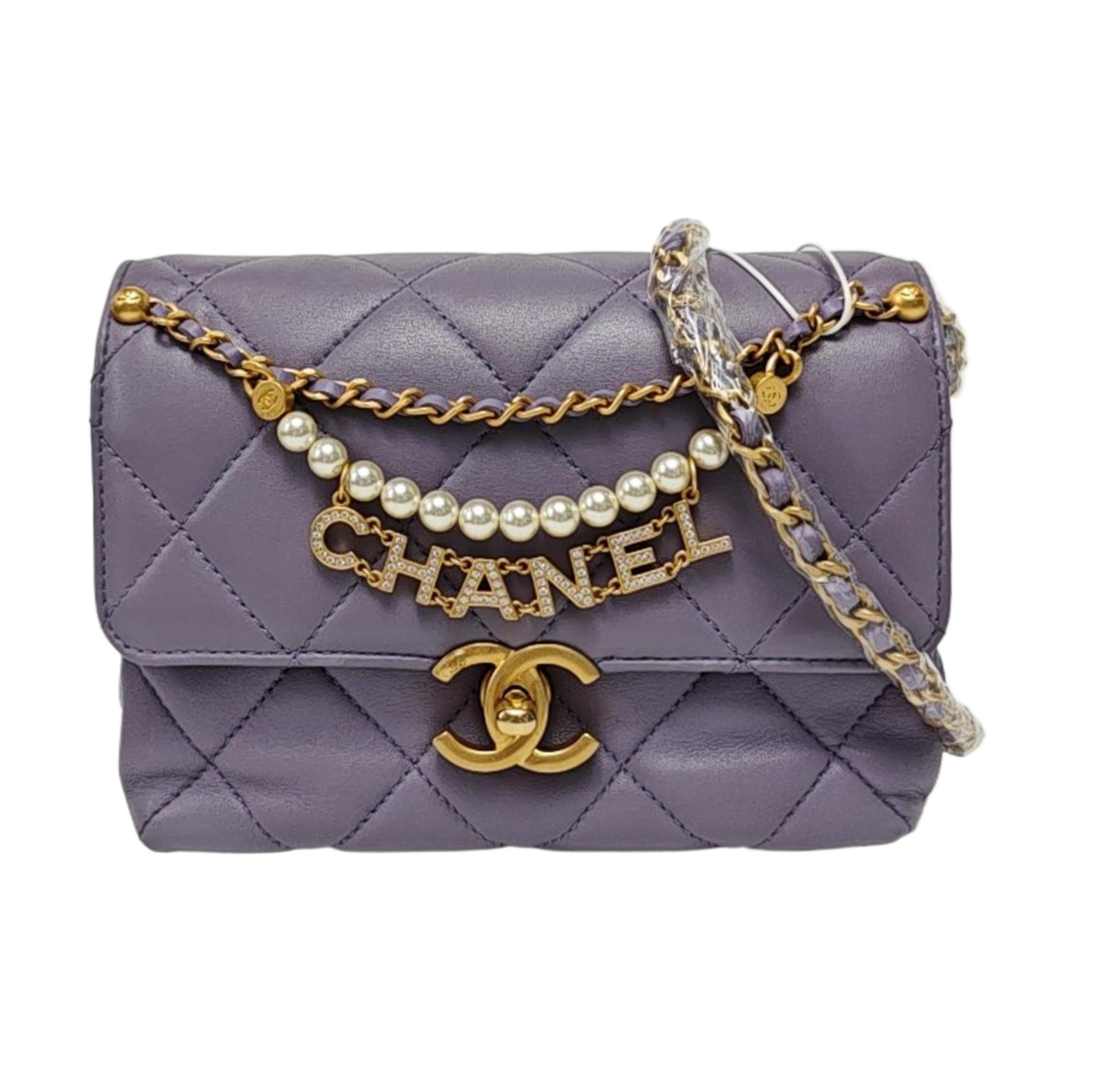 Quilted Lambskin Purple